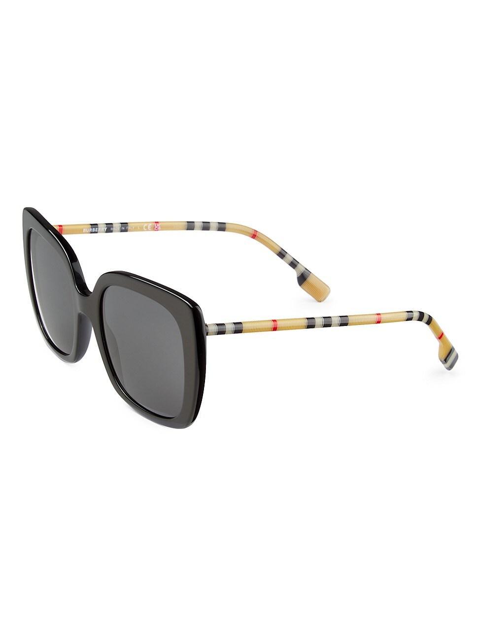 Womens Caroll Checked Square Sunglasses Product Image