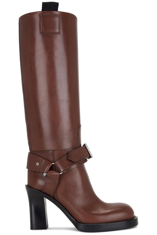 Burberry Stirrup High Boot in Brown Product Image