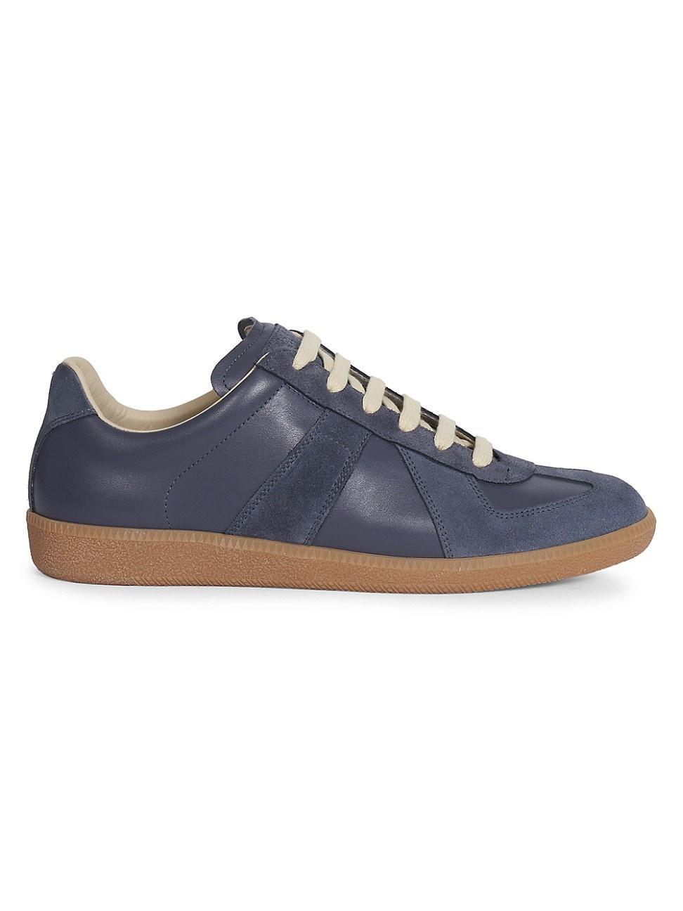 Replica Leather & Suede Sneakers Product Image