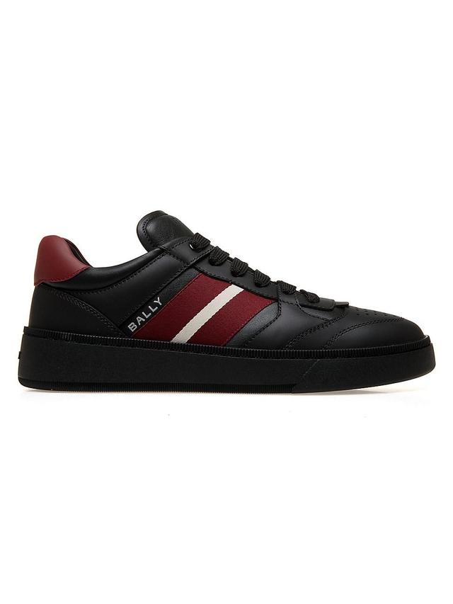 Mens Rebby Striped Leather Low-Top Sneakers Product Image