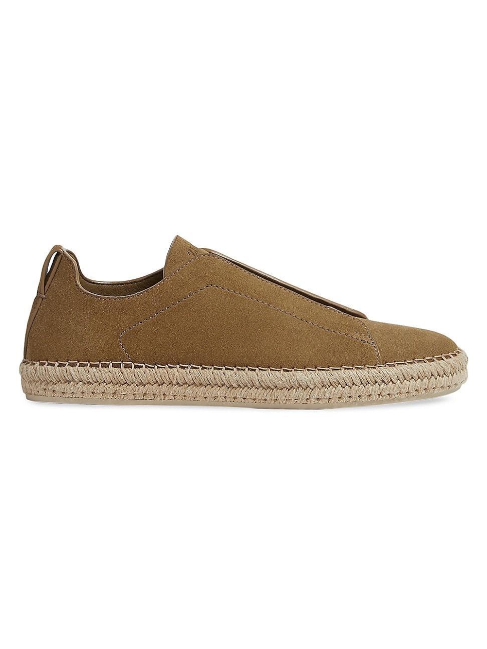 Mens Suede Triple Stitch Espadrilles Product Image