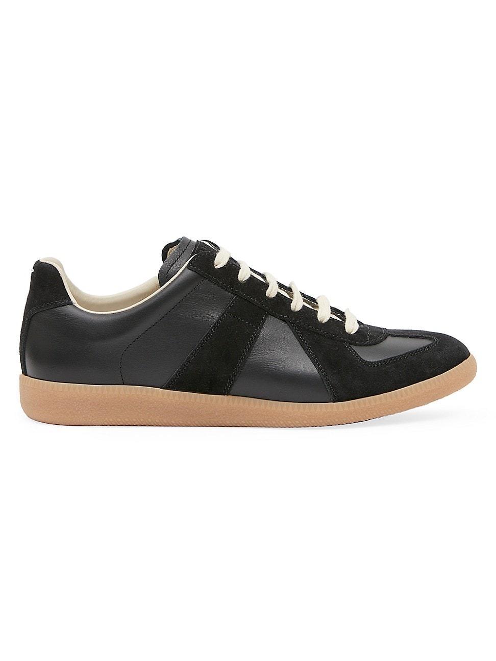 Mens Replica Leather & Suede Sneakers Product Image