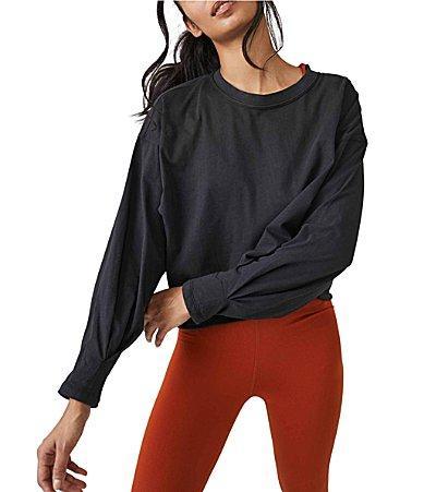 Free People FP Movement Inspire Layer Cropped Long Sleeve Shirt Product Image