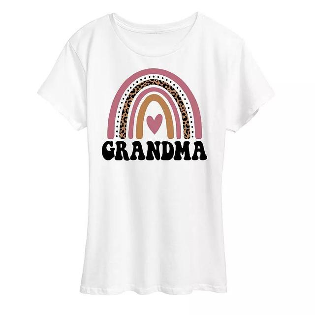 Womens Grandma Muted Rainbow Graphic Tee Product Image