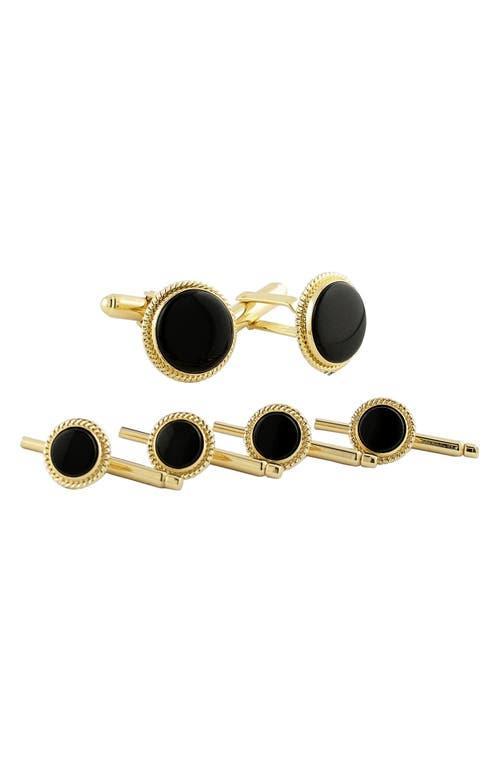 David Donahue Mens Onyx Cuff Link & Stud Set Product Image