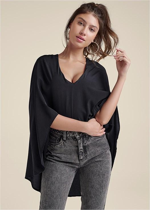 V-Neck Cape Bodysuit Product Image