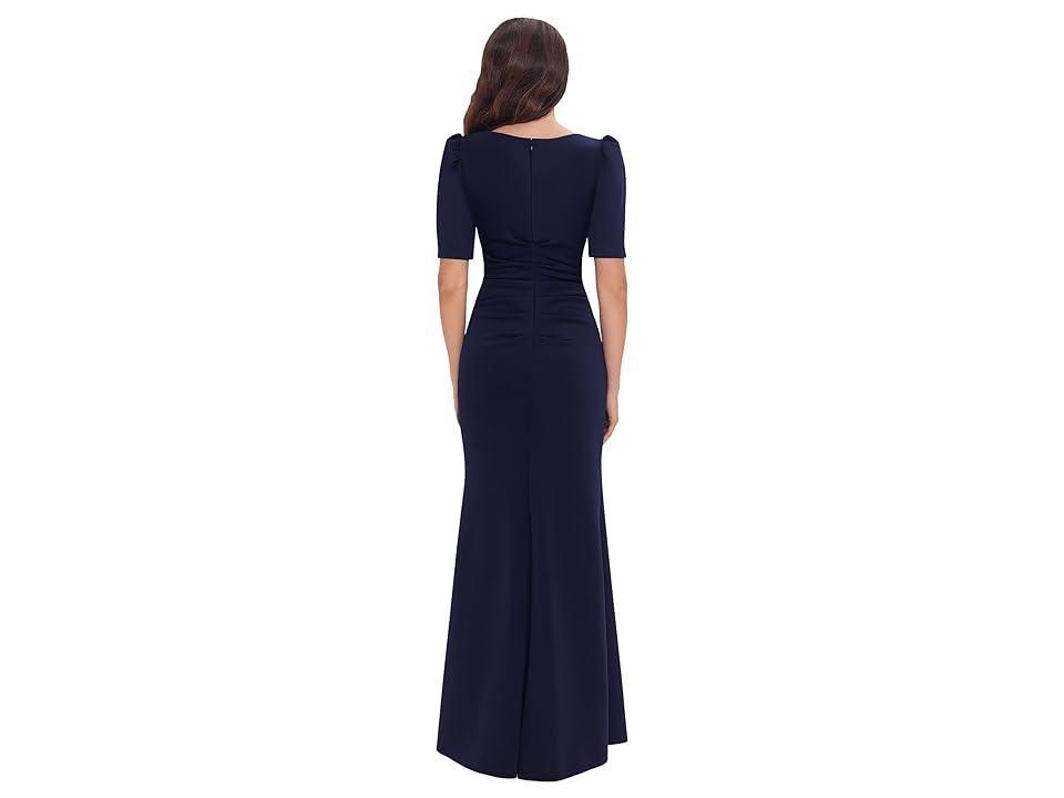 Xscape Evenings Ruched Scuba Crepe Gown Product Image