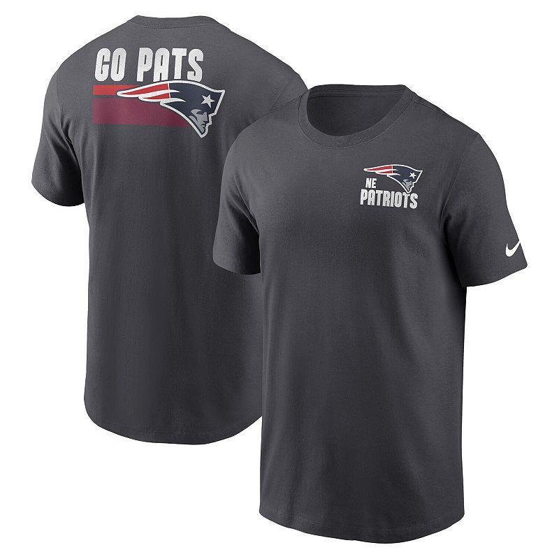 Mens Nike Anthracite New England Patriots Blitz Essential T-Shirt Product Image