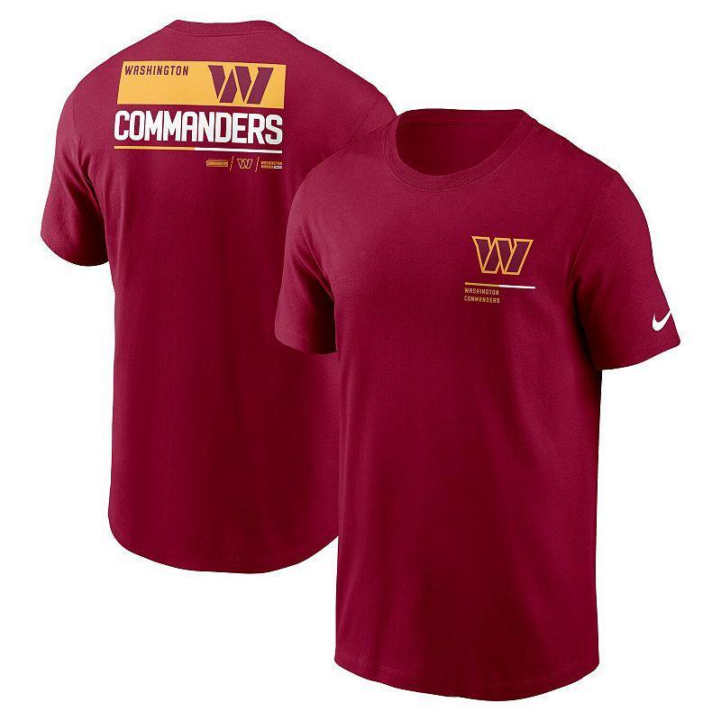 Mens Nike Burgundy Washington Commanders Team Incline T-Shirt WFT MED RE Product Image