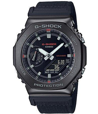 G-Shock Mens Ana-Digi Black Fabric Strap Watch Product Image