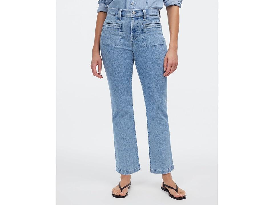 Madewell Kick Out Crop Jeans in Penman Wash: Patch Pocket Edition (Penman) Women's Jeans Product Image