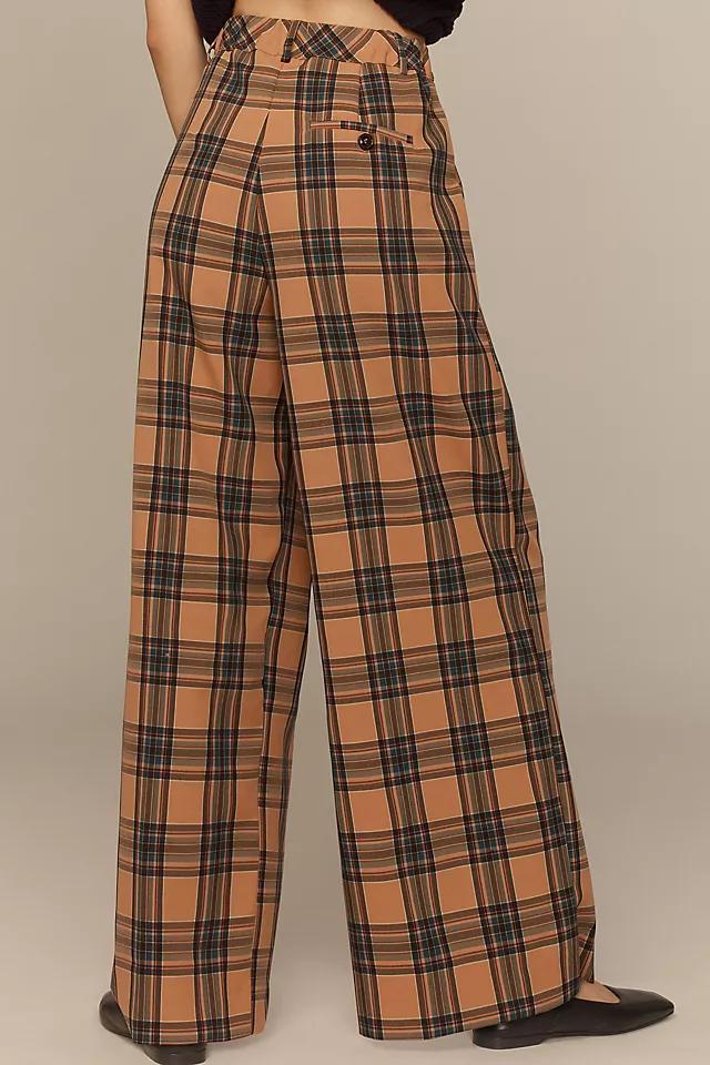 Maeve Elastic-Back Wide-Leg Trousers Product Image