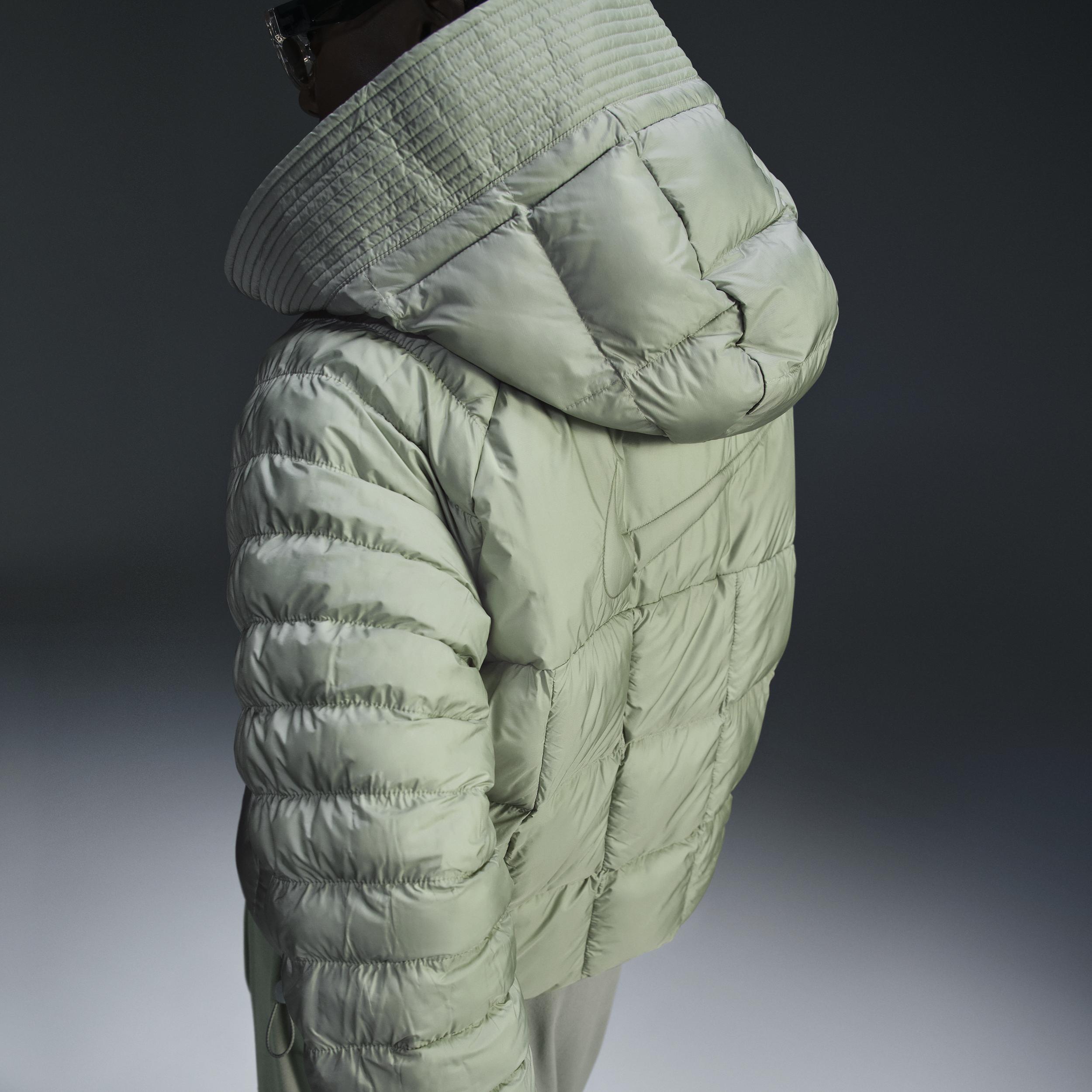 Womens Nike Sportswear Swoosh Puffer PrimaLoft Therma-FIT Oversized Hooded Jacket Product Image