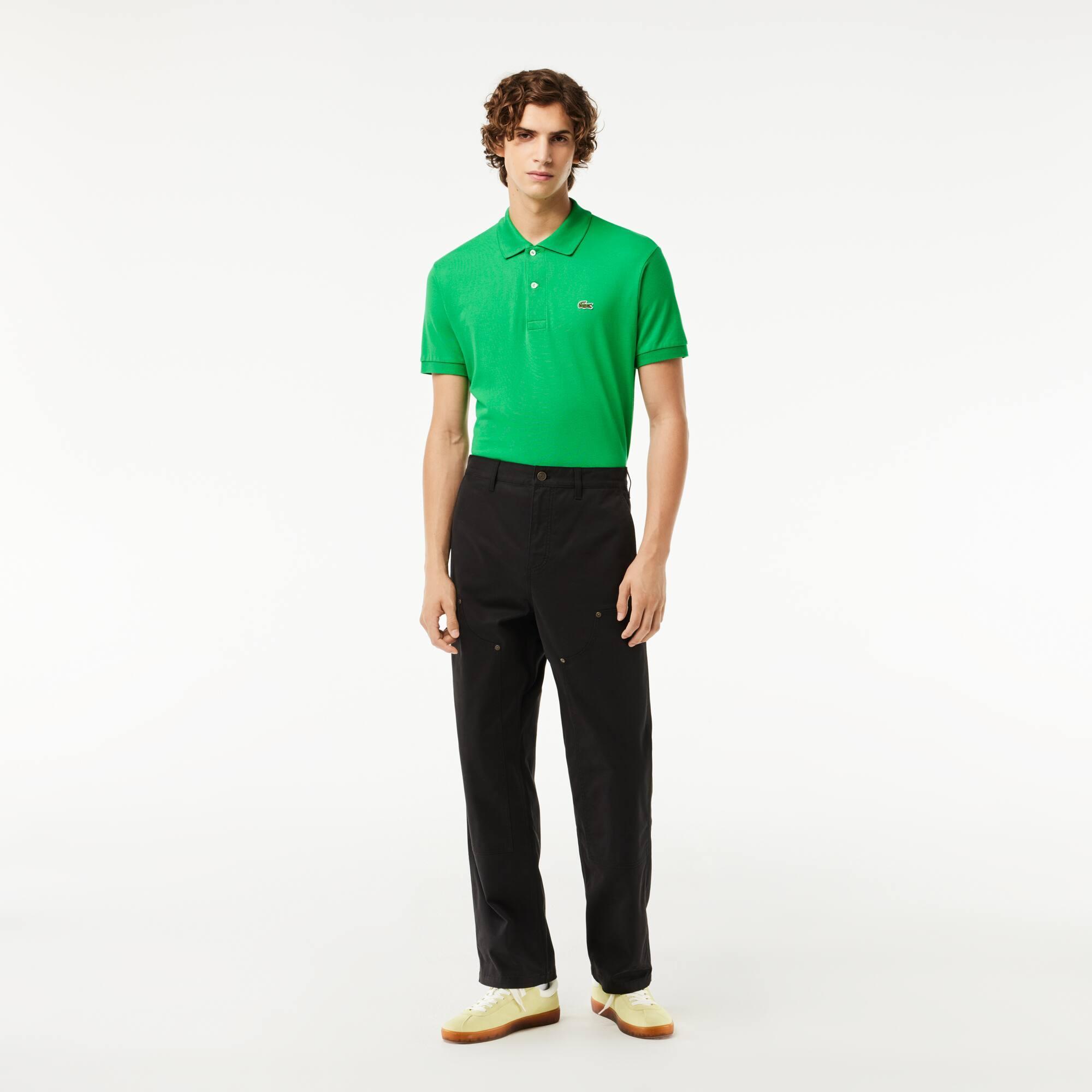 Straight Fit Cotton Twill Cargo Pants Product Image