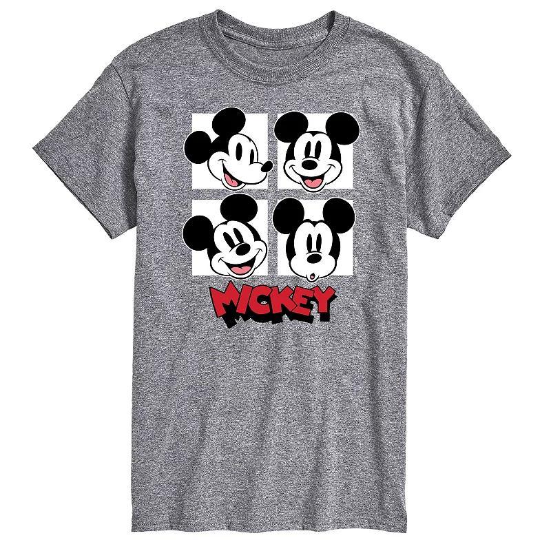 Disneys Mickey Mouse Mens Grid Graphic Tee Product Image