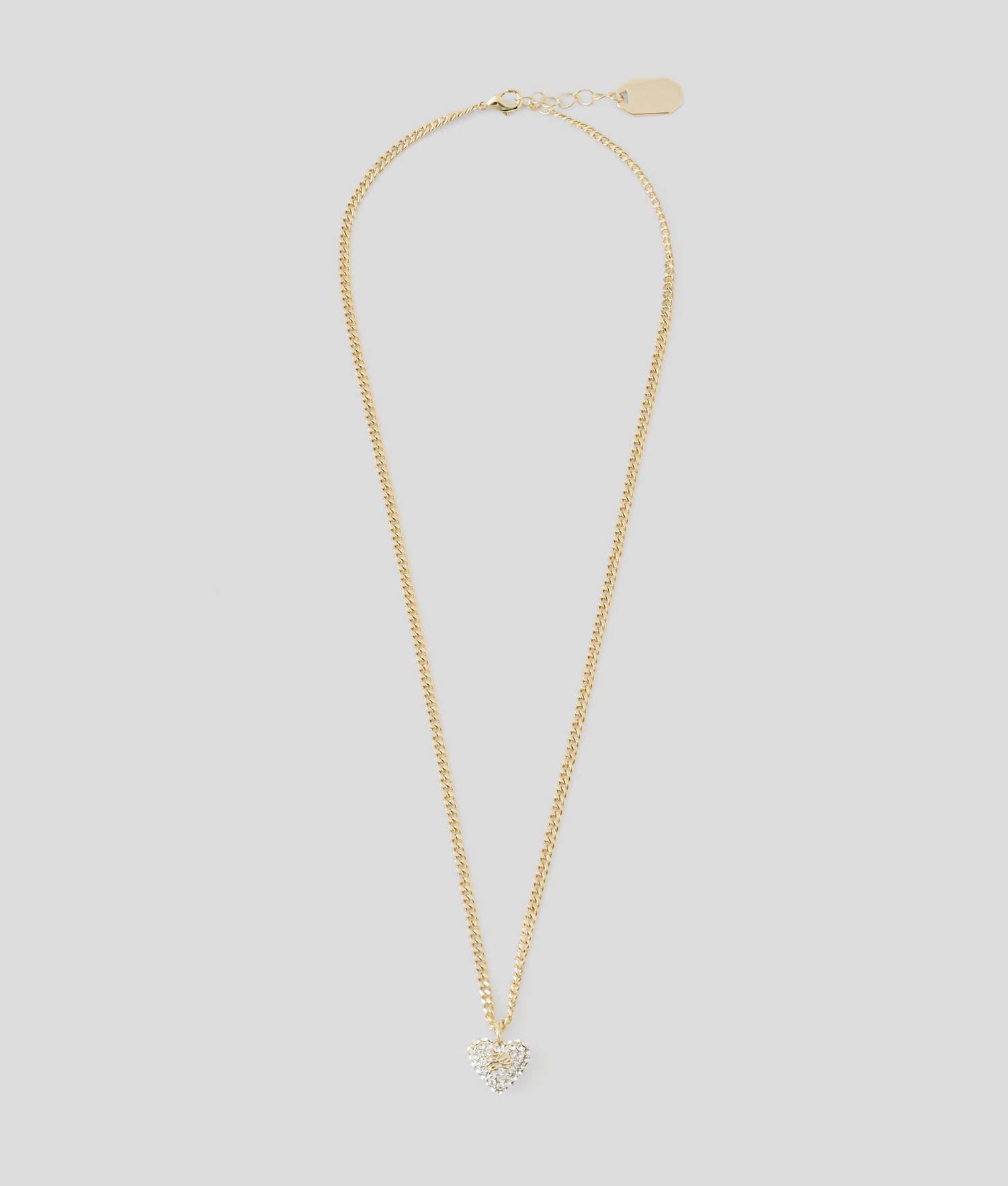 K/HEART PAVÉ CHARM NECKLACE Product Image