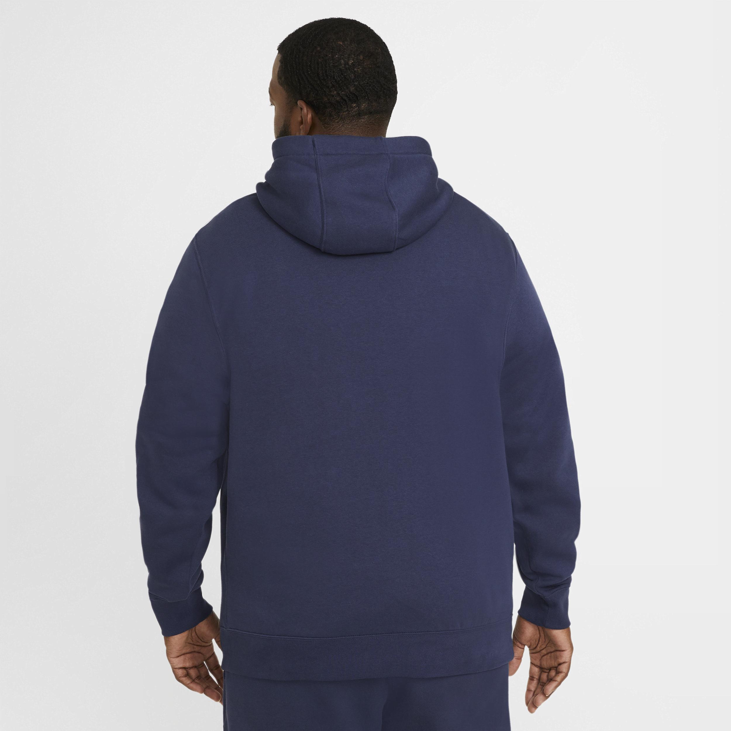 Nike Club logo hoodie in navy Product Image