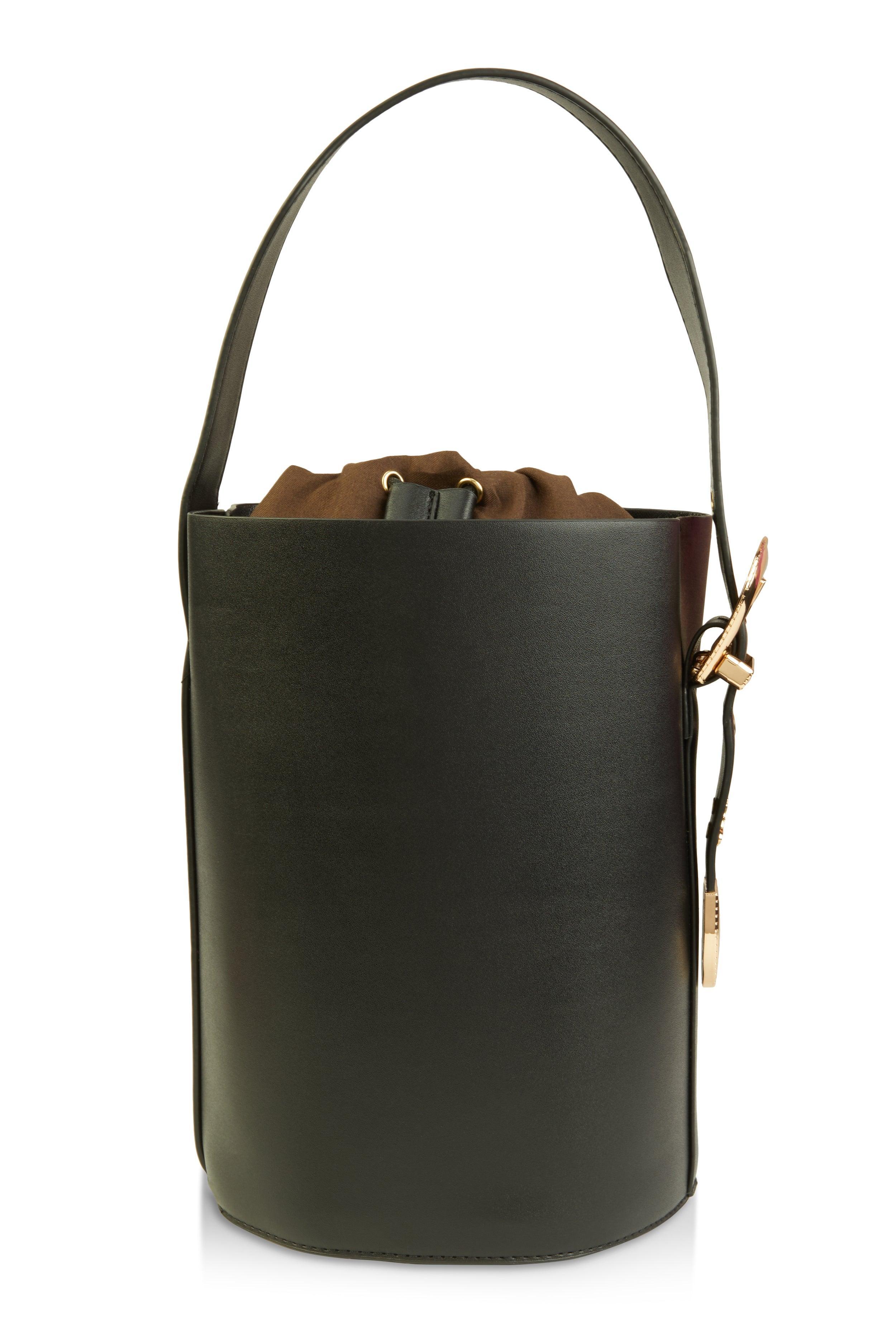 Side Buckle Bucket Handbag Female Product Image