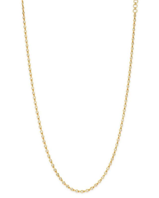 Bloomingdales Diamond Bezel Set Station Necklace in 14K Yellow Gold, 1.35 ct. t. w. - 100% Exclusive Product Image