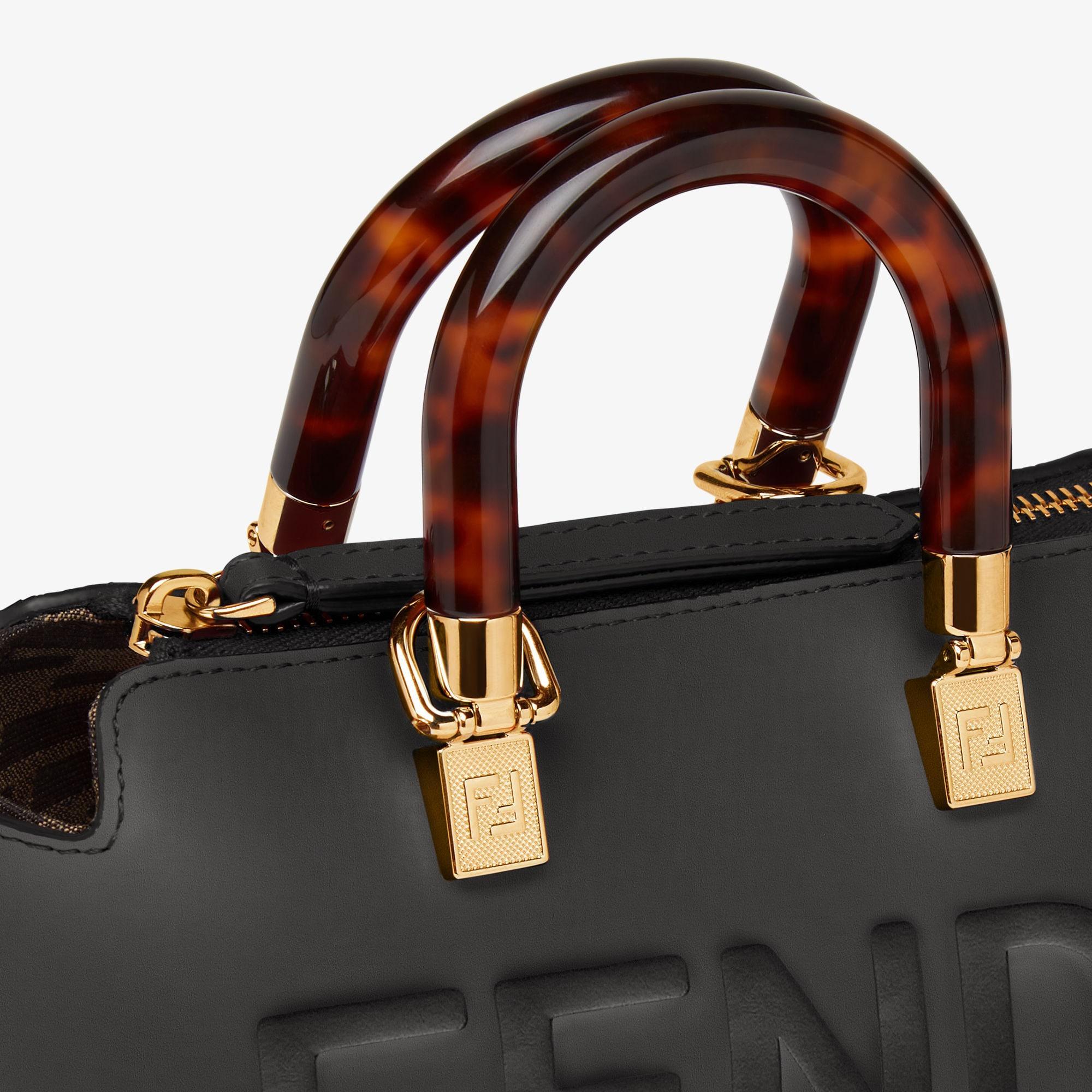 By The Way MiniSmall black leather Boston bag Product Image