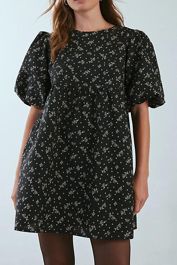 Motel Marate Floral Babydoll Mini Dress Womens at Urban Outfitters Product Image