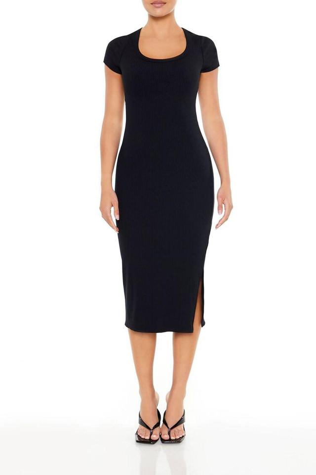 Ribbed Bodycon Midi T-Shirt Dress | Forever 21 Product Image