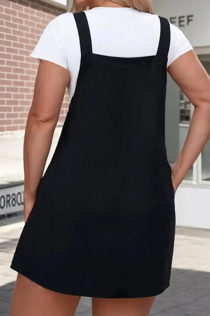 Plus Size Overall Dress Product Image