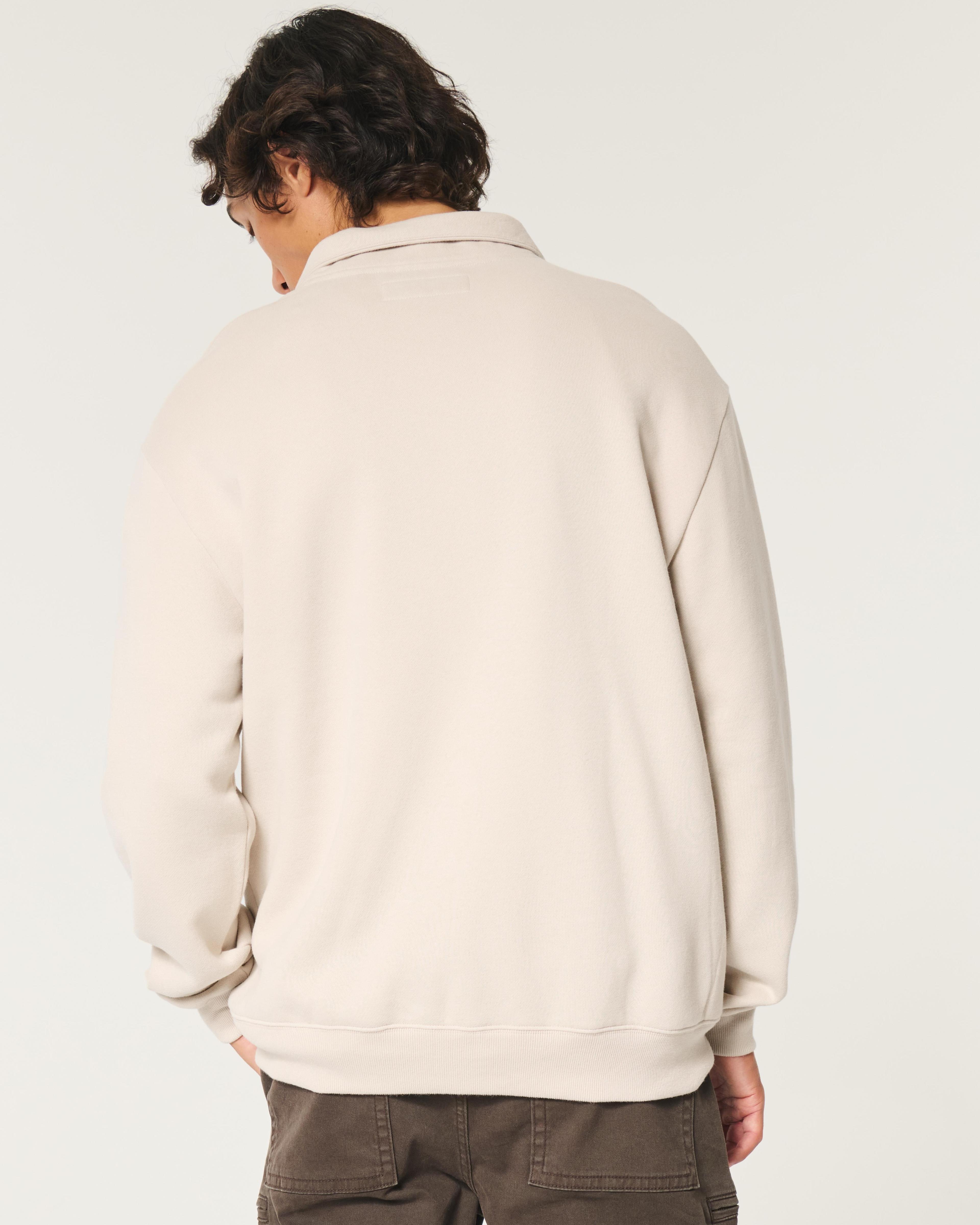 Relaxed Half-Zip Logo Sweatshirt Product Image