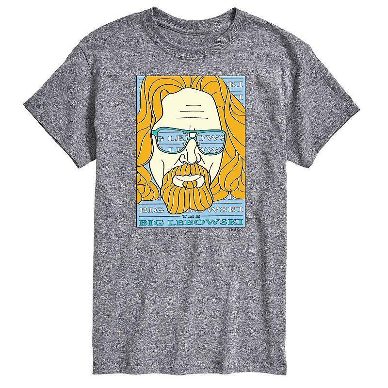 Big & Tall The Big Lebowski Rock Era Poster Tee, Mens Product Image