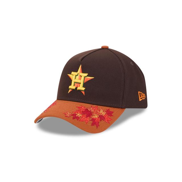 Houston Astros Fall Foliage 9FORTY A-Frame Snapback Hat Male Product Image