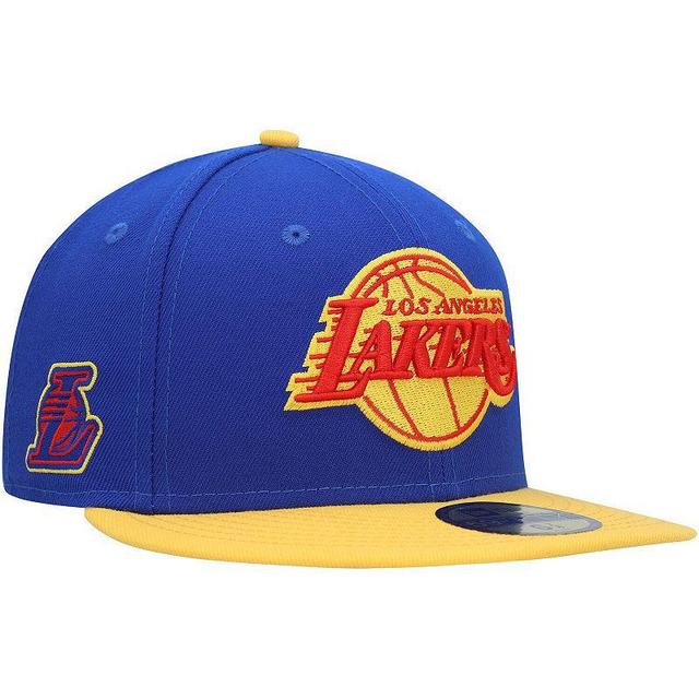 Mens New Era Los Angeles Lakers Side Patch 59FIFTY Fitted Hat Product Image