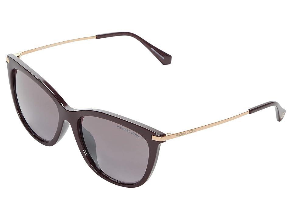 Michael Kors 56 mm MK2150U Dublin (Cordovan Pearlized/Cordovan Gradient) Fashion Sunglasses Product Image