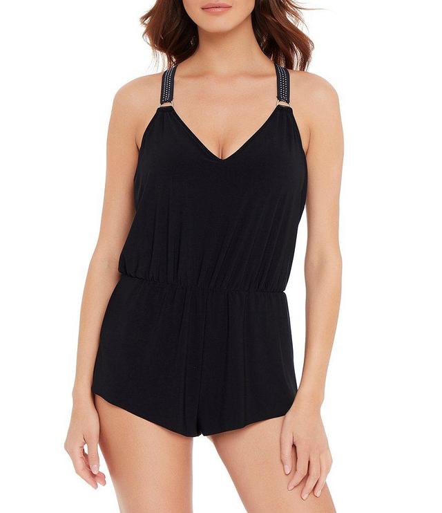 Magicsuit Star Studded Gabby Swim Romper One Piece Product Image