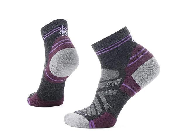 Smartwool Hike Targeted Cushion Ankle Socks (Charcoal) Women's Crew Cut Socks Shoes Product Image