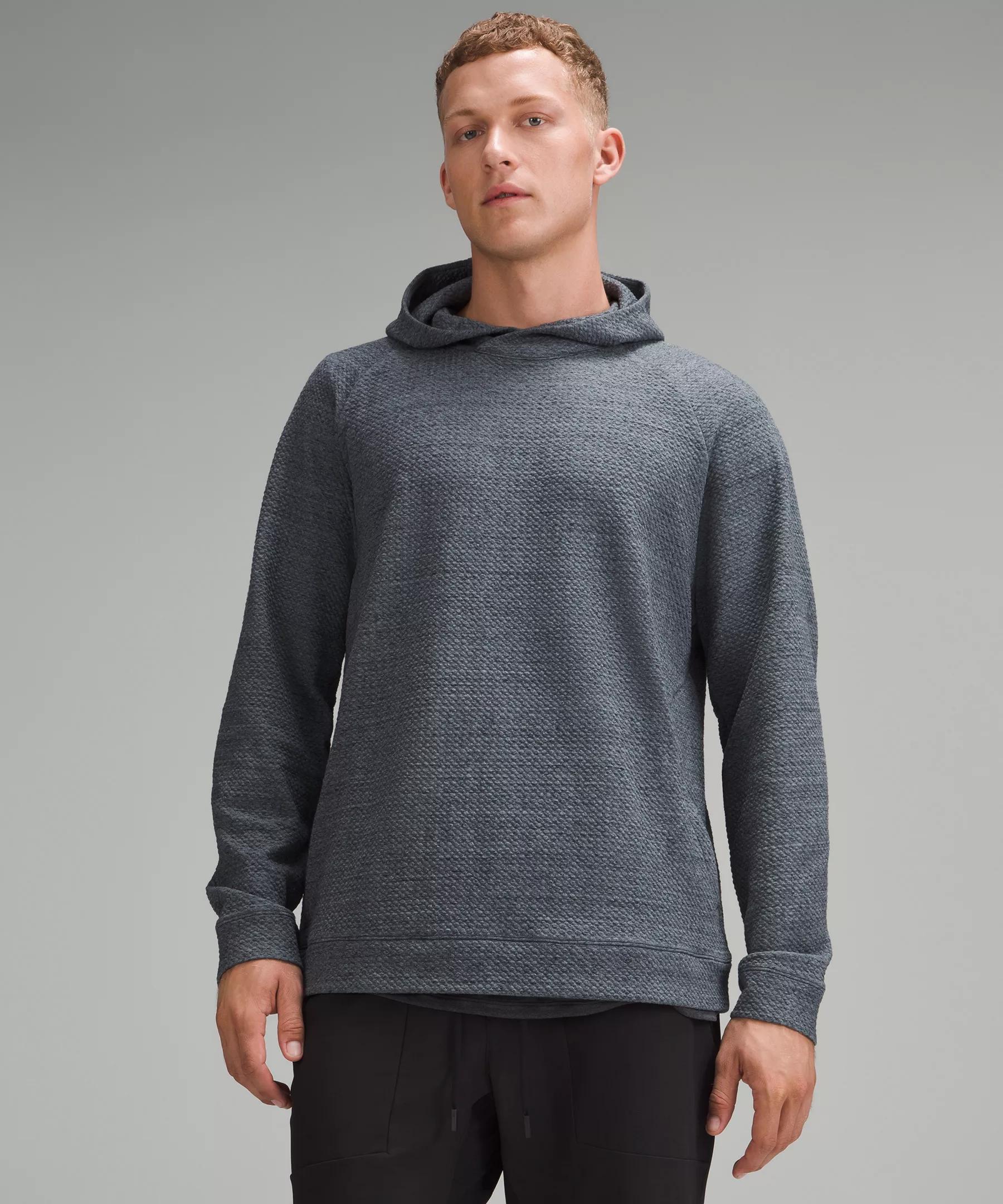 Textured Double-Knit Cotton Hoodie Product Image