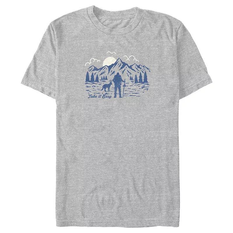 Big & Tall Take It Ease Forest Walk Graphic Tee, Mens Product Image