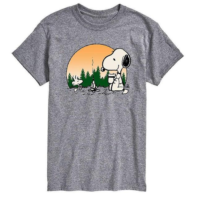 Mens Peanuts Campfire Mugs Tee Product Image