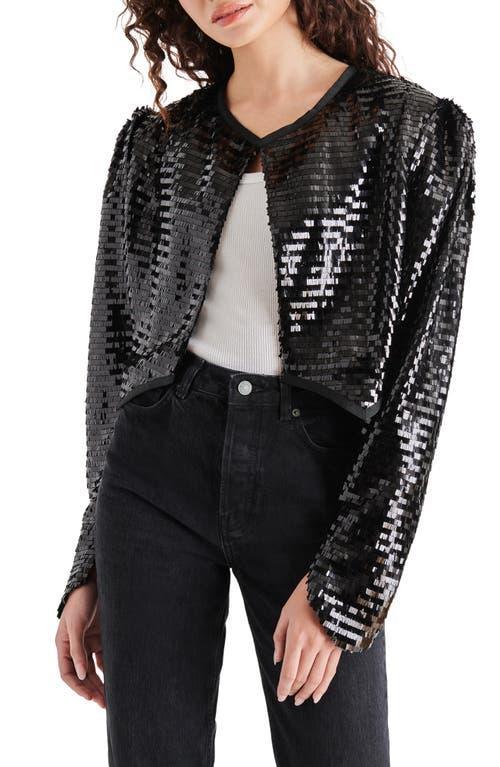 Steve Madden Juliet Sequin Crop Jacket Product Image