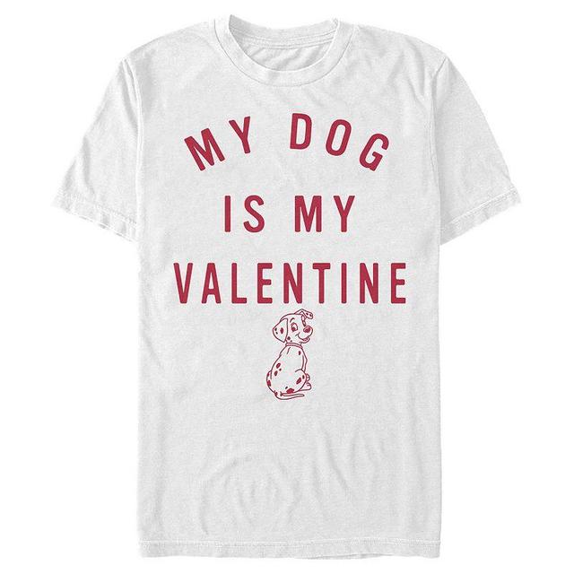 Disneys 101 Dalmatians My Dog Is My Valentine Mens Graphic Tee Product Image