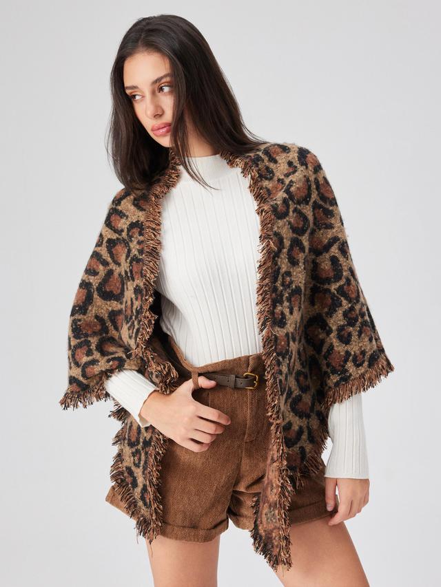 LEOPARD PRINT SHAWL Product Image