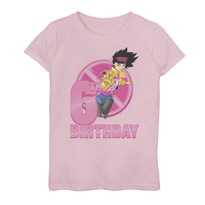 Girls 7-16 Marvel X-Men Jubilee 6th Birthday Badge Graphic Tee, Girls Product Image