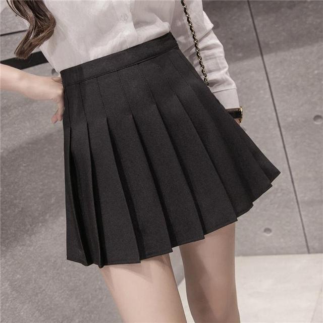 Pleated Mini Skirt Product Image