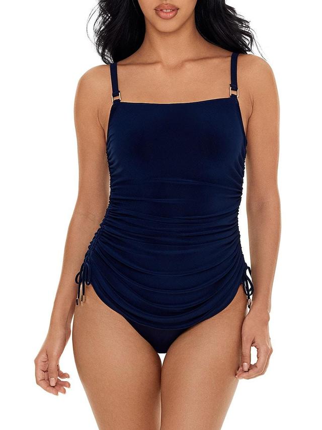 Womens Chromatique Ella Ruched Tankini Top Product Image