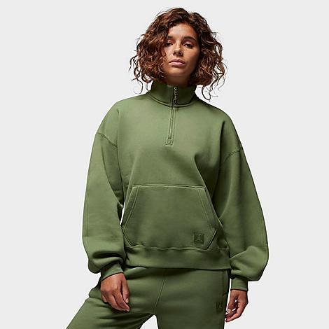 Jordan Womens Flight Fleece Quarter-Zip Top Product Image