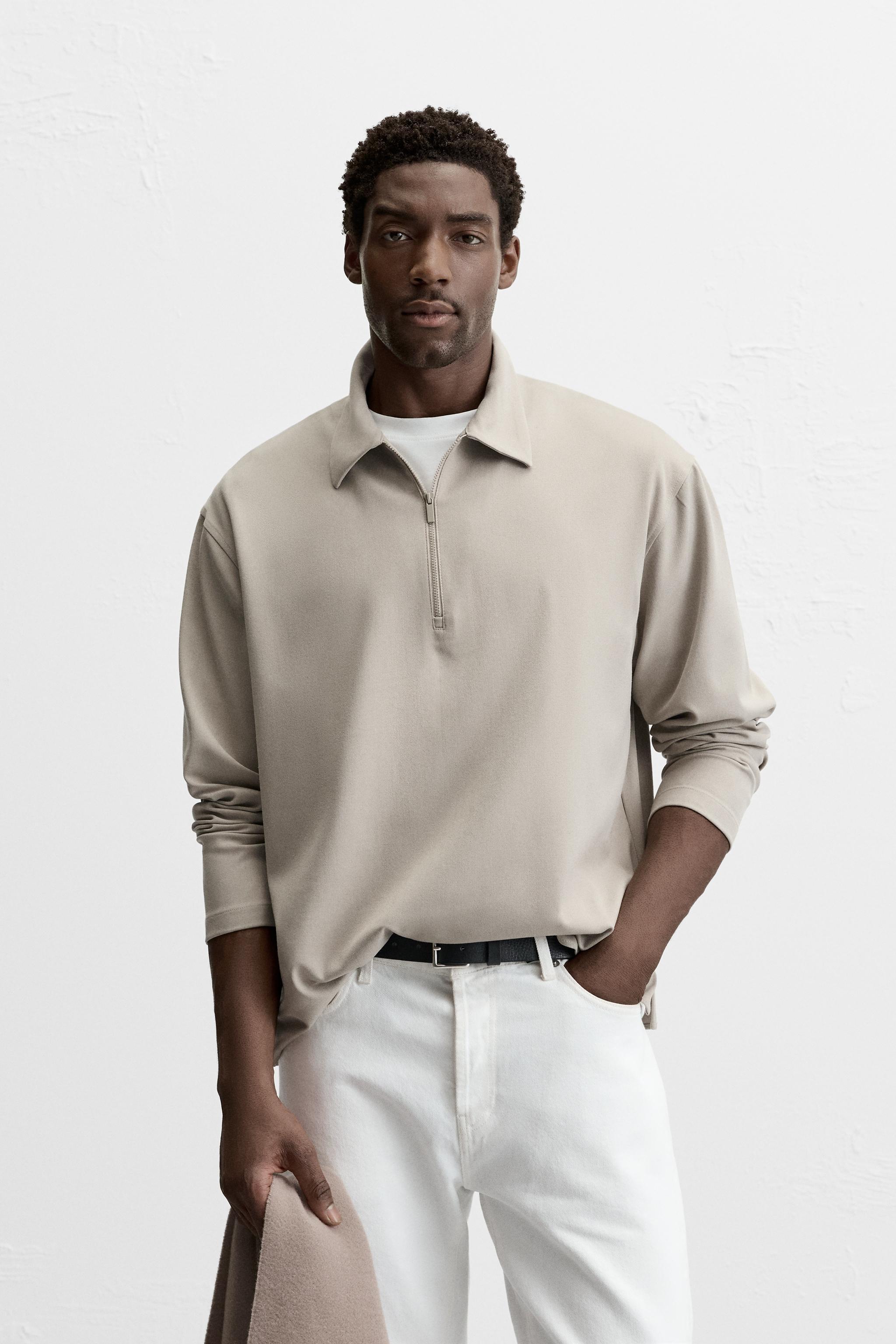 VISCOSE BLEND POLO SHIRT Product Image