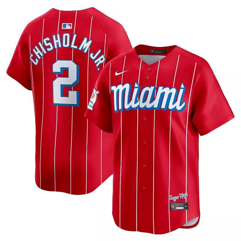 Mens Nike Jazz Chisholm Jr. Miami Marlins City Connect Limited Player Jersey Product Image