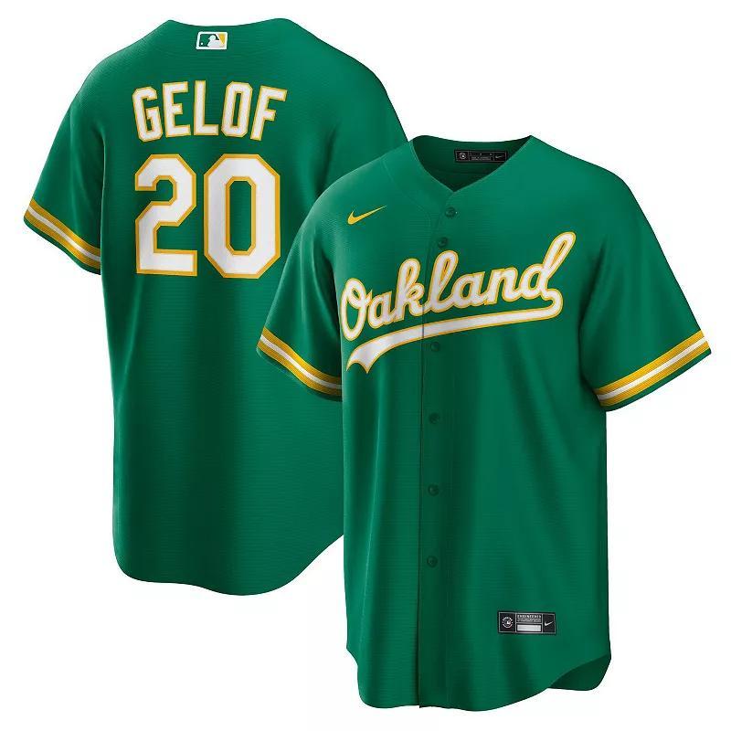 Mens Nike Zack Gelof Kelly Oakland Athletics Alternate Replica Jersey Product Image