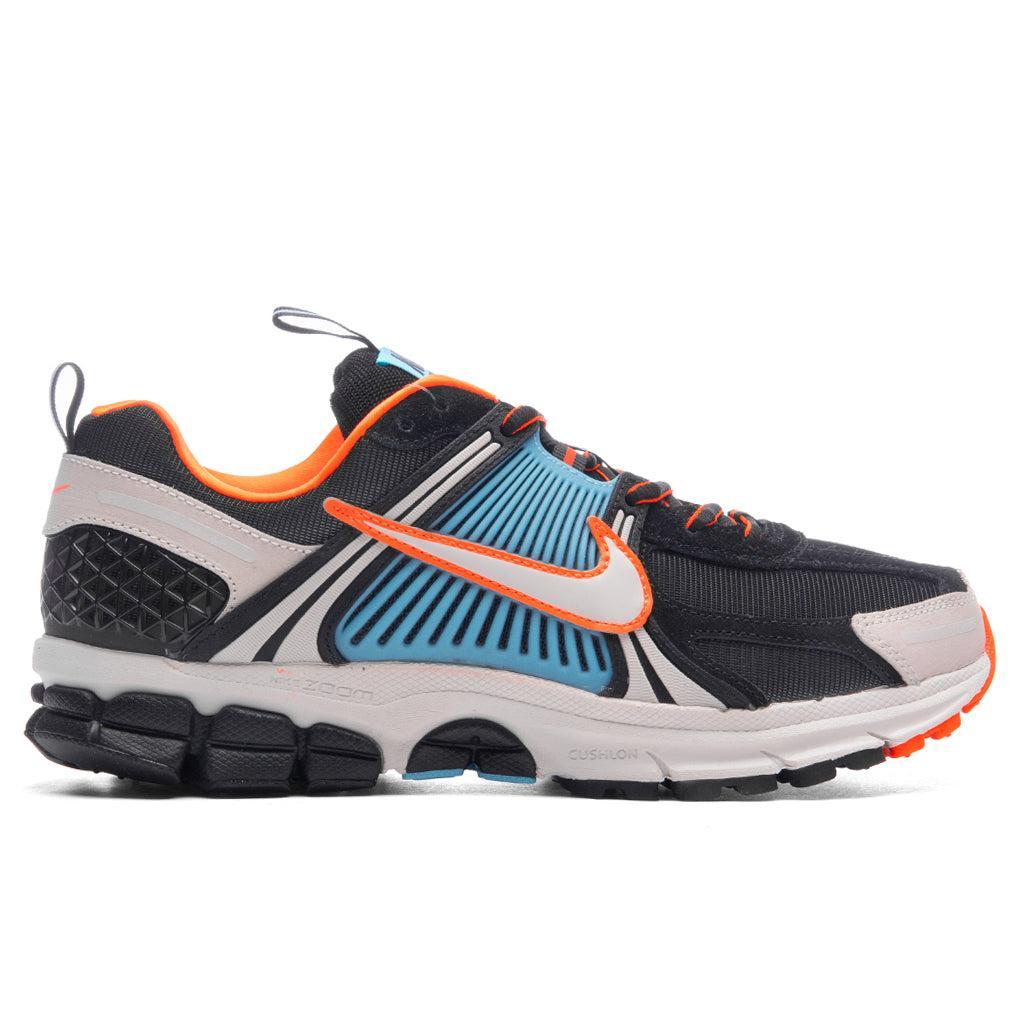 Women's Zoom Vomero 5 Premium - Black/Light Bone/Blue Gaze/Total Orange Female Product Image