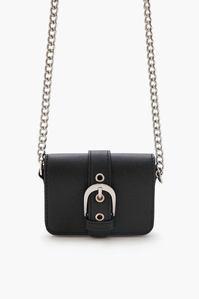 Buckled Faux Leather Crossbody Bag | Forever 21 Product Image