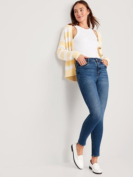 High-Waisted Rockstar Super-Skinny Jeans Product Image